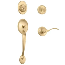 Design House 728915 Coventry Sectional Single Cylinder Keyed - Gold