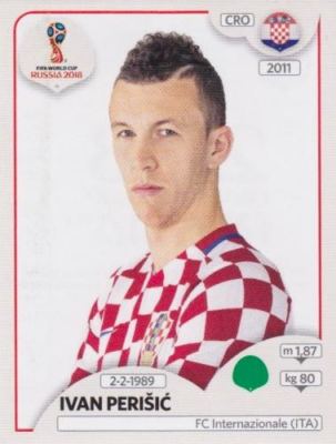 Panini Sticker Fußball WM 2018 Russia Nr. 331 Ivan Perisic CRO Croatia Bild NEU
