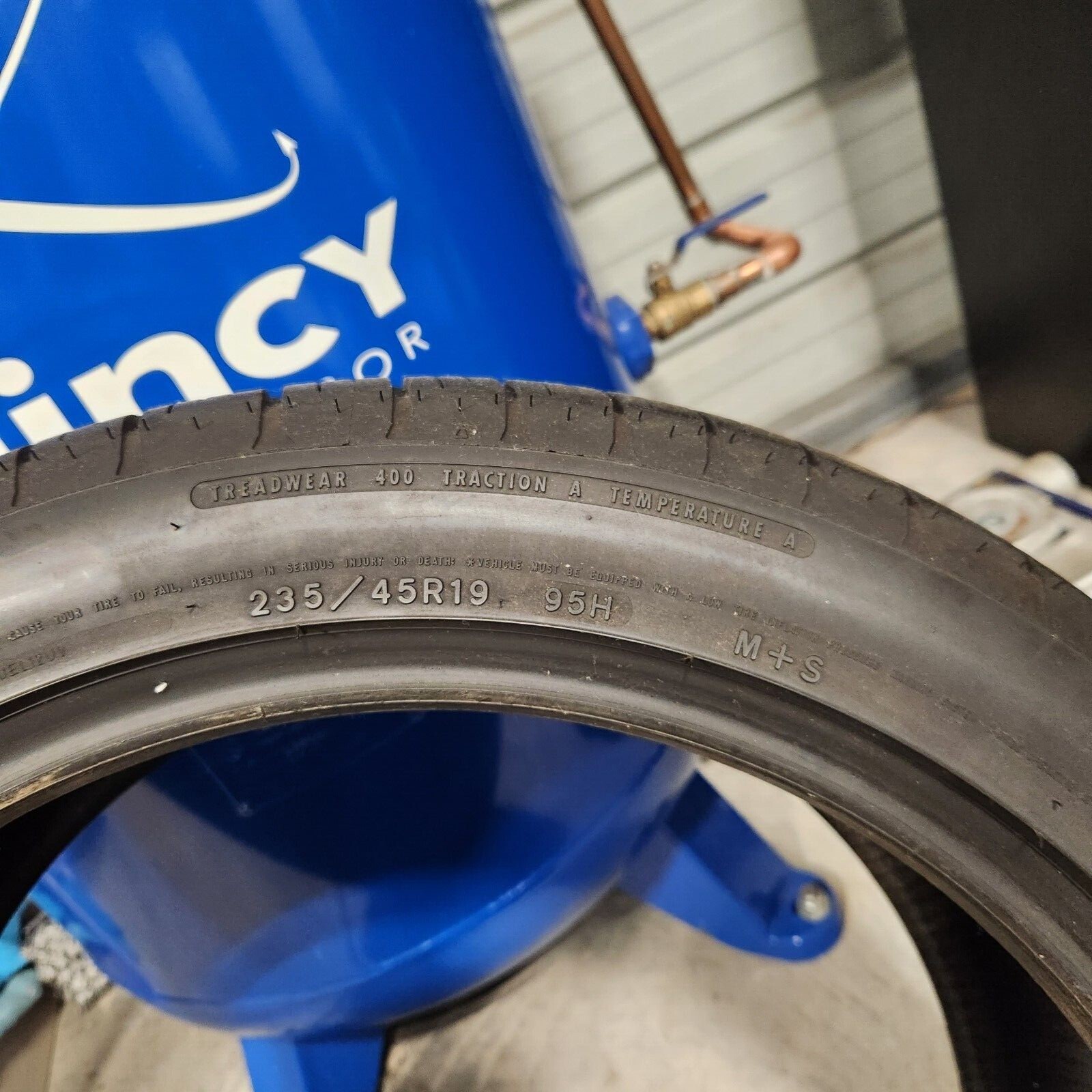 Goodyear Eagle LS-2 Run Flat 235/45R19 Tire, less than 50 miles on tire ...