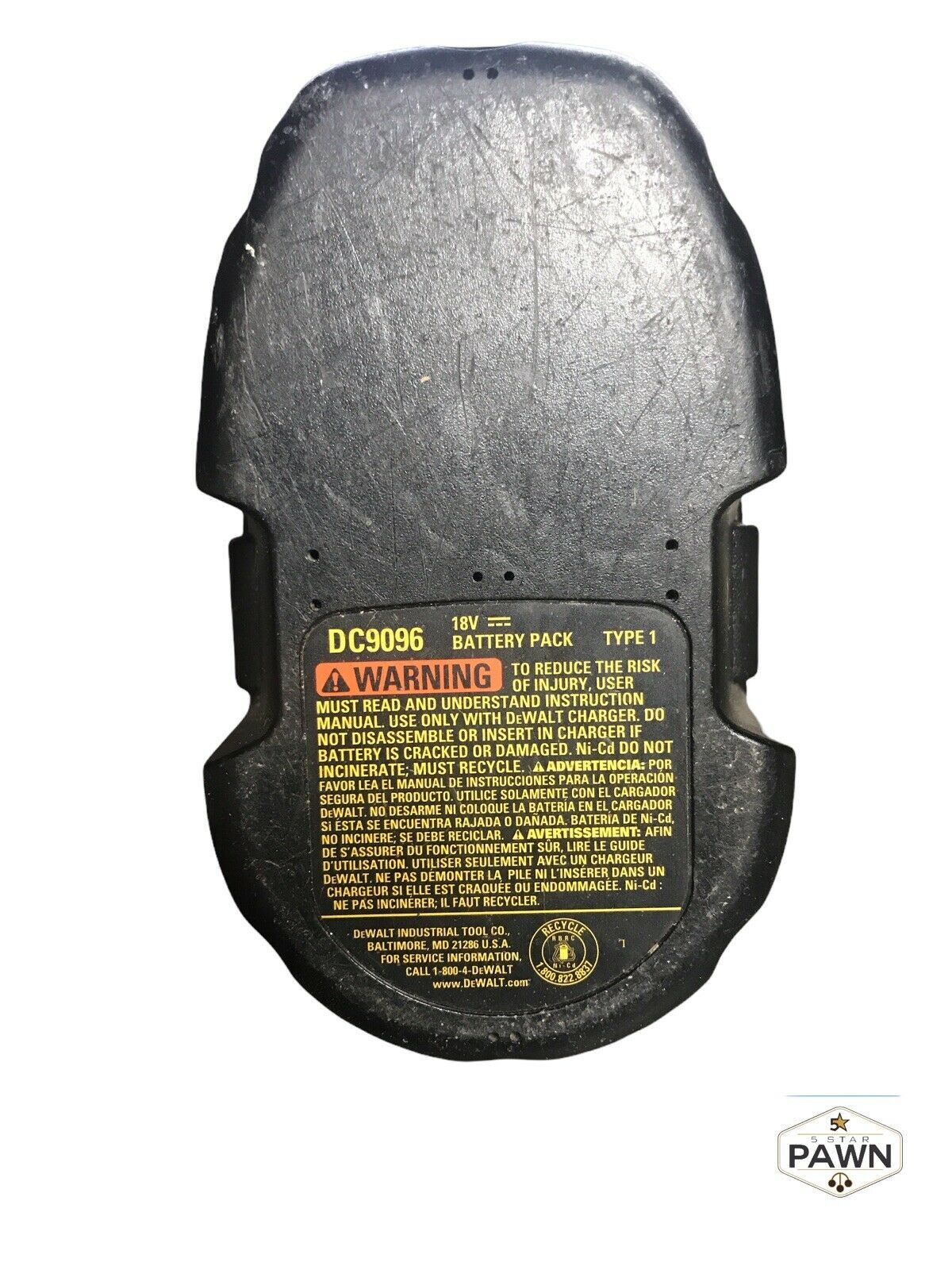 18VOLT XRP GENUINE DEWALT BATTERIES DEAD FOR REPAIR SEVERAL