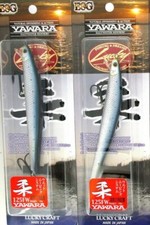 (2) Lucky Craft Flash Minnow Yawara 125FW 5 J...