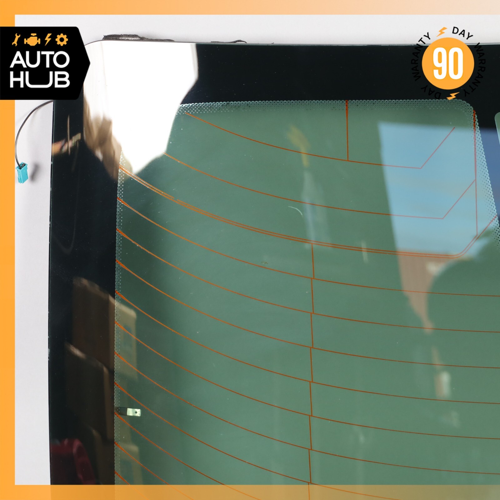 08-18 Maserati GranTurismo M145 Rear Windshield Wind Shield Back Glass OEM 88k