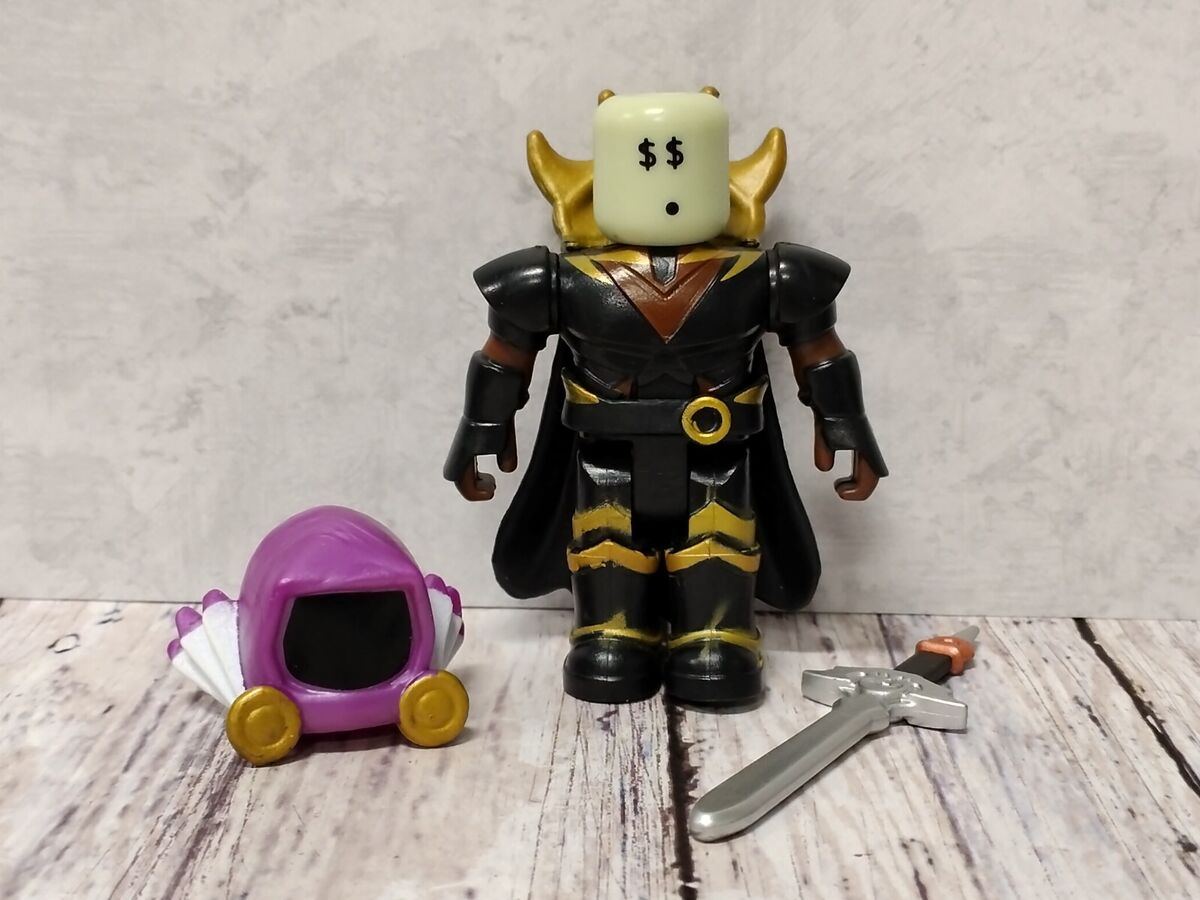 1FRE Roblox 3 Action Figure, Series 7 Dominus Dudes Black Helmet (NO CODE)