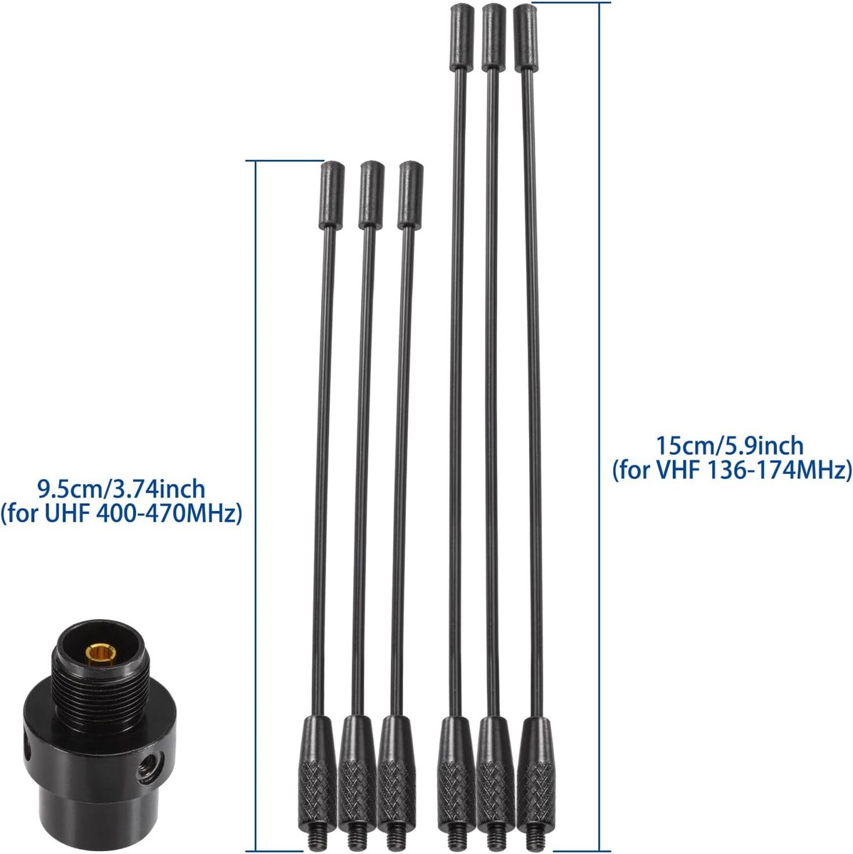 米軍　実物　ANTENNA VEHICULAR−VHF Vehicle Mobile Ham Radio Antenna +Ground Planes Dual Band