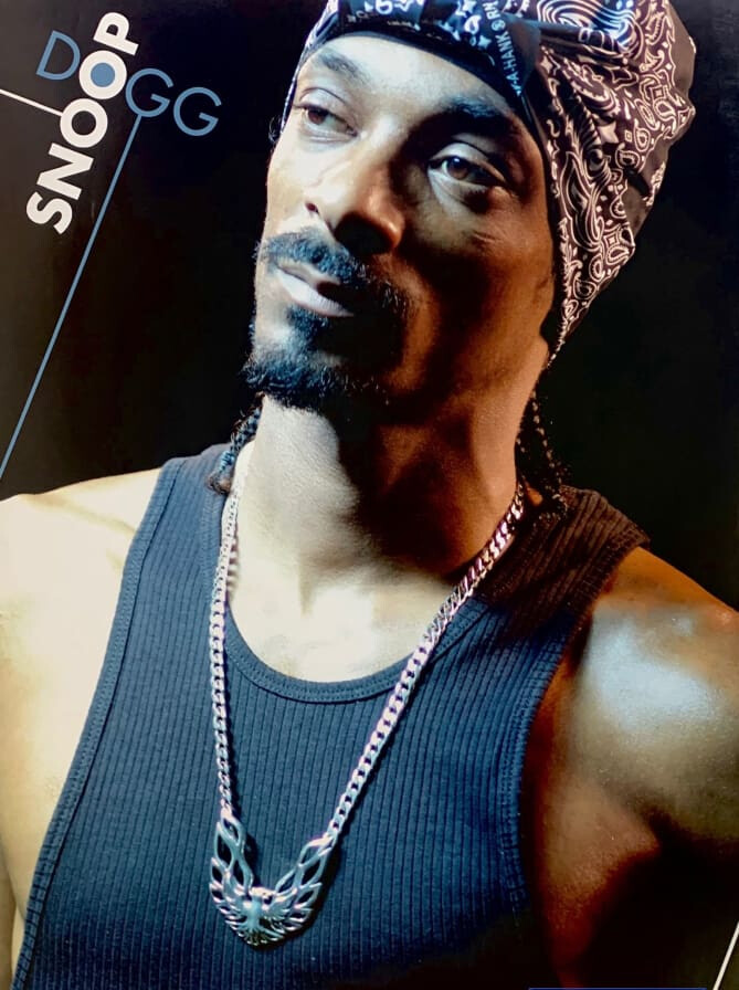 ORIGINAL 2005 RAP ARTIST SNOOP DOGG BANDANA POSTER NEW FREE