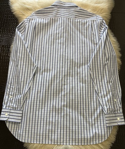 NWT Michael Kors Classic Fit Button Front Shirt Size Large $107 Blue Amethyst - Picture 11 of 12