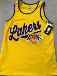 Nwt Los Angeles Lakers S Small Gold Purple Vintage Jersey Nba Huge Logo La Ebay