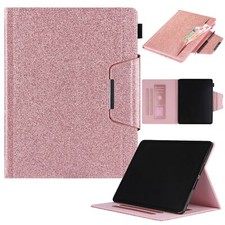 For iPad Air / Pro 13" 11" 2024 Leather Flip Business Case with Front Pocket