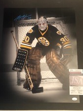 JSA GERRY CHEEVERS MASK 16x20 AUTOGRAPHED BRUINS PHOTO SIGNED AUTO 545