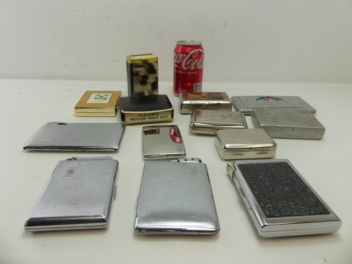 (ref288BC) 13 estuches de cigarrillos vintage algunos encendedores inc - Imagen 8 de 8
