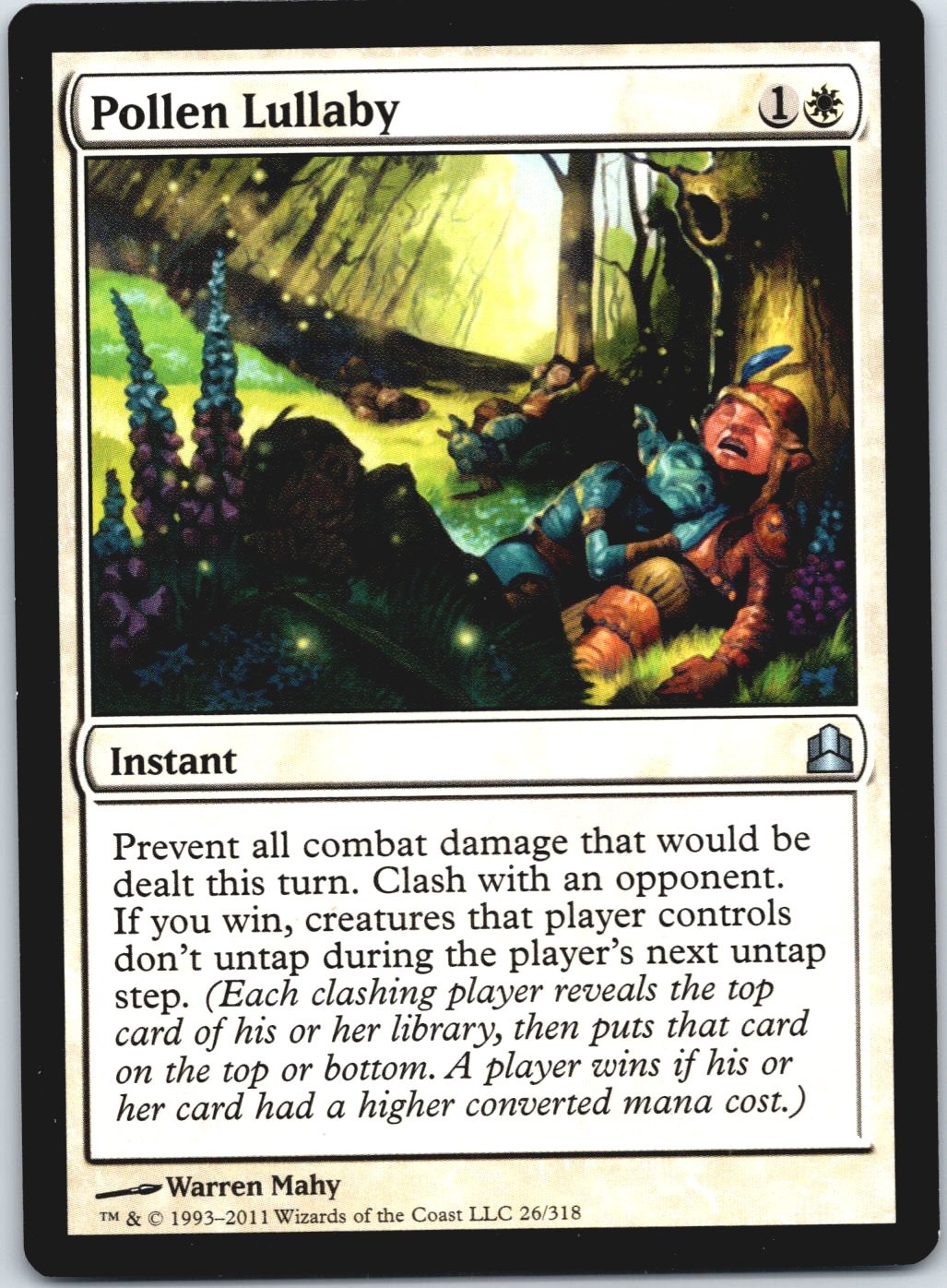 Pollen Lullaby Commander CMD 26 NM MTG Card