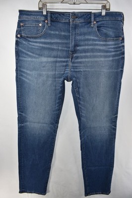 New American Eagle Athletic Fit AirFlex + Stretch Blue Jeans Mens Size 40x34