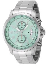 NEW 45mm INVICTA SPECIALTY CHRONOGRAPH SILVER AND TOURQUOISE 48895 WATCH