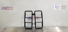 03 Hummer H2 Tail Light Lamp Guard Trim Set Pair Black