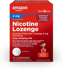 Nicotine Polacrilex Lozenge, 2 Mg Nicotine , Cherry Flavor, Stop Smoking Aid, R