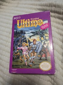 Ultima: Exodus (NES) CIB &ndash; Box, Manual, Sleeve & Cart &ndash; Tested &ndash; 1989 RPG
