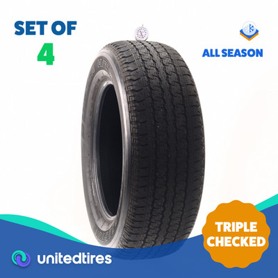 Set of (4) Used 265/60R18 Bridgestone Dueler H/T 840 109H - 6-6.5/32