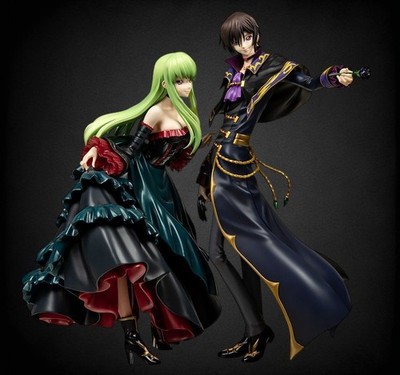 Code Geass Lelouch of the Rebellion LL & CC Figur Limited Edition Brandneu