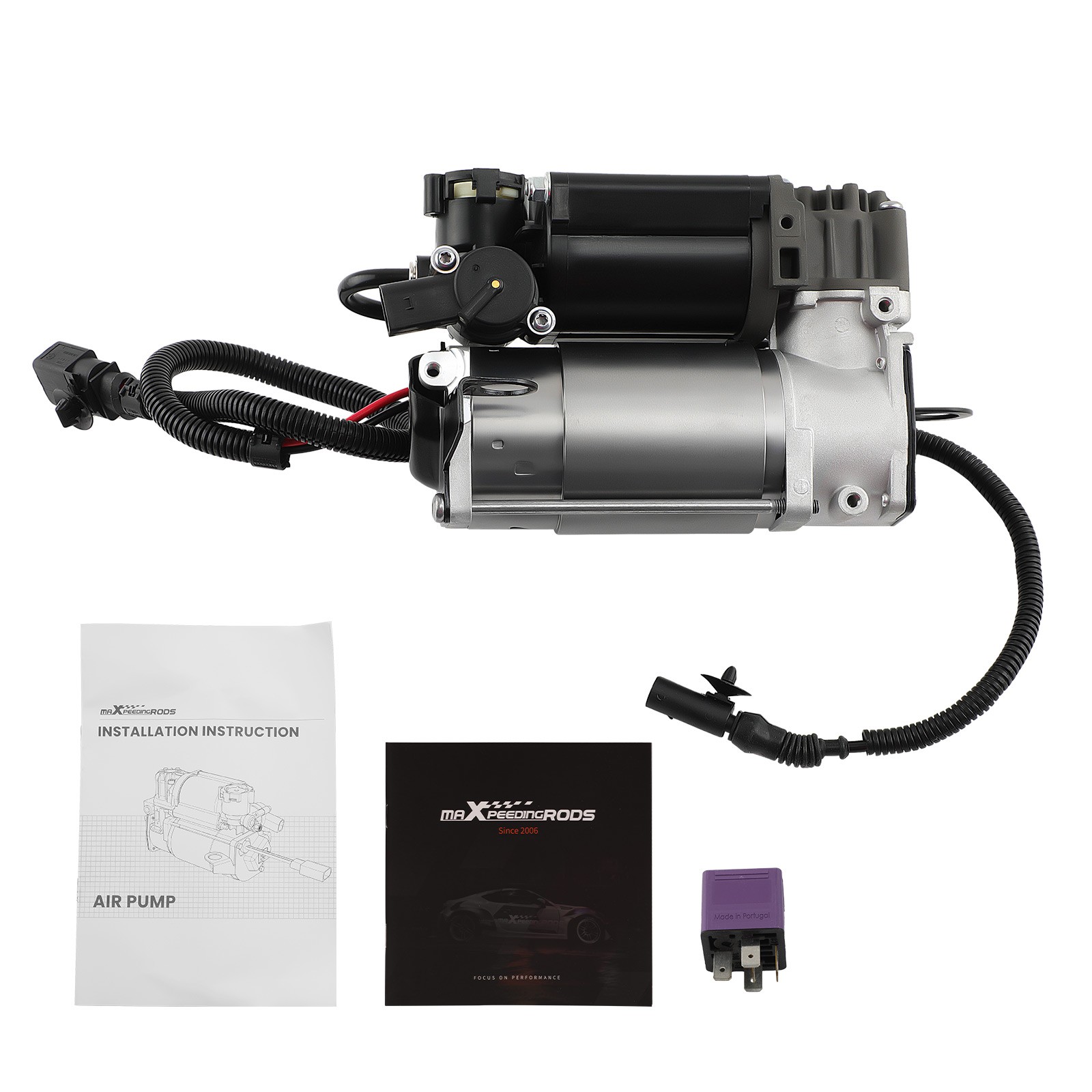 Airmatic Air Suspension Compressor For Audi A6 C5 4bh Allroad 8k0951253 W/ Relay