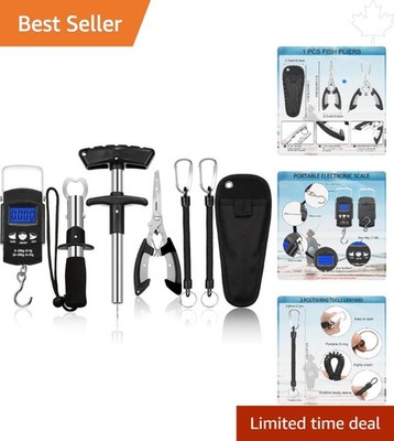 All-in-One Fishing Tool Kit: Handheld Digital Scale and Hook Remover Essentials