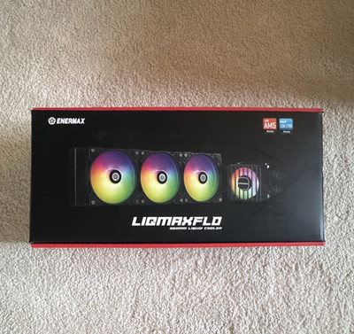 Enermax LIQMAXFLO 360mm ARGB Liquid CPU Cooler Black LGA1700 AM5