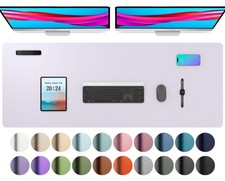 Large PU Leather Desk Pad Protector   Non-Slip Mouse Pad  Writing Mat for Of...