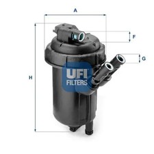 Kraftstofffilter Filtereinsatz 55.114.00 UFI für OPEL CORSA C COMBO Tour
