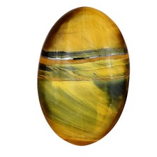 Natural Blue Tiger Eye 29x19.2x6 mm Oval Shape Polished Gemstone LS01370-17