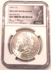 1899-O US Morgan Silver Dollar $1 NGC Certified Brilliant Uncirculated Dollar