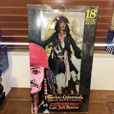 Captain Jack Sparrow NECA Pirates Of The Caribbean 18'' Figure Talking