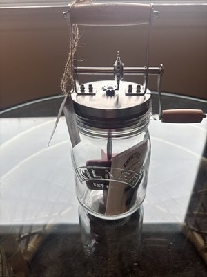 Kilner Manual Butter Churn Lid W/ Red Paddle Handle