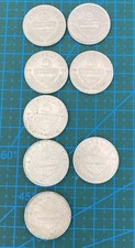 Austria 5 Shilling Coins 1969, 70, 71, 72 & 1973
