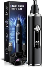 Nose Hair Trimmer for Men and Women, USB Rechargeable Electric Facial and Ear Ha