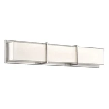 Modern Forms BAHN 26” Brushed Nickel LED Vanity Light/Wall Sconce Factory Sealed