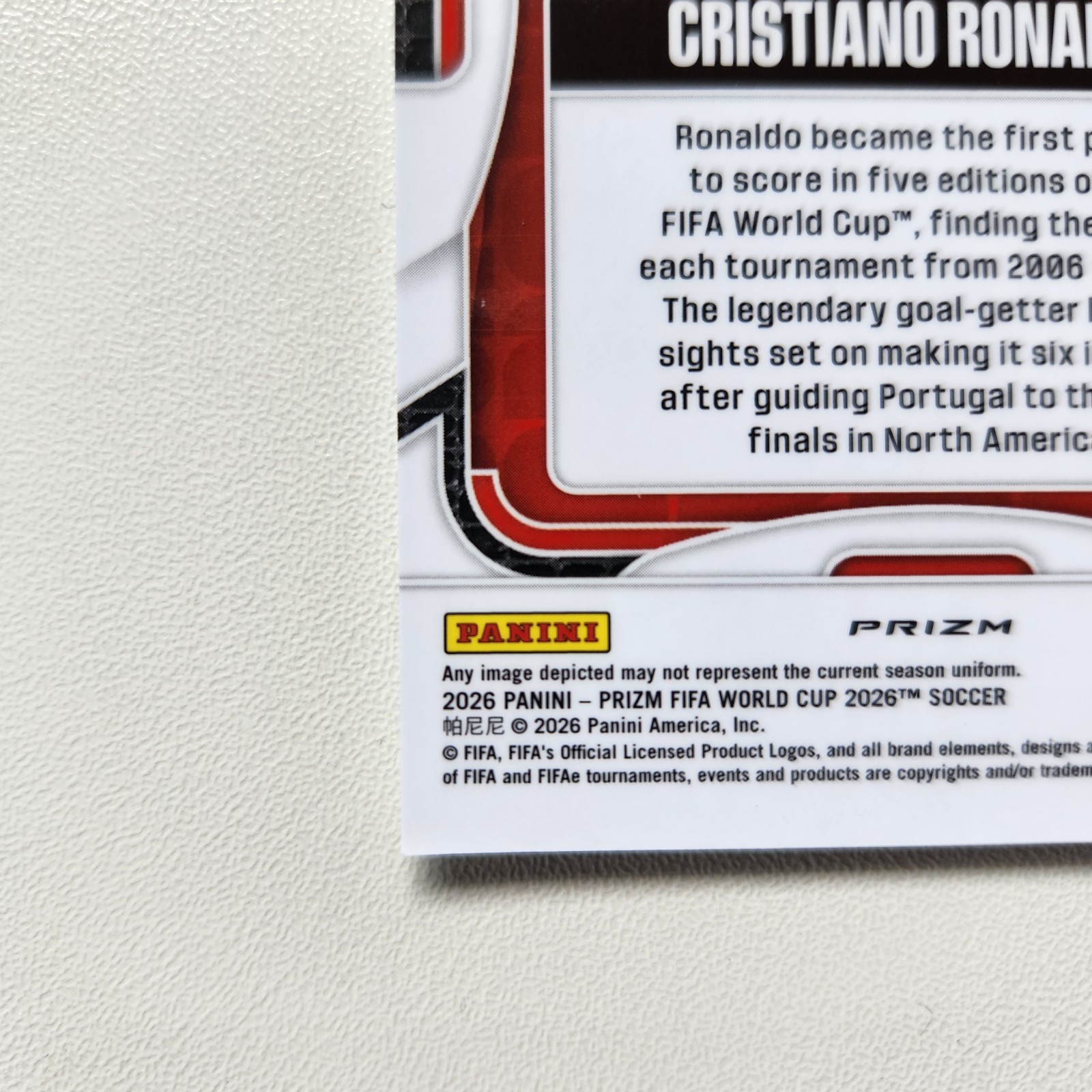 🔥💎Panini 2026 Prizm FIFA World Cup Cristiano Ronaldo Portugal Silver Wave #367 view 9