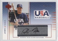 2005 USA Baseball National Team Alumni Signatures Black Ink John Gall Auto d3k