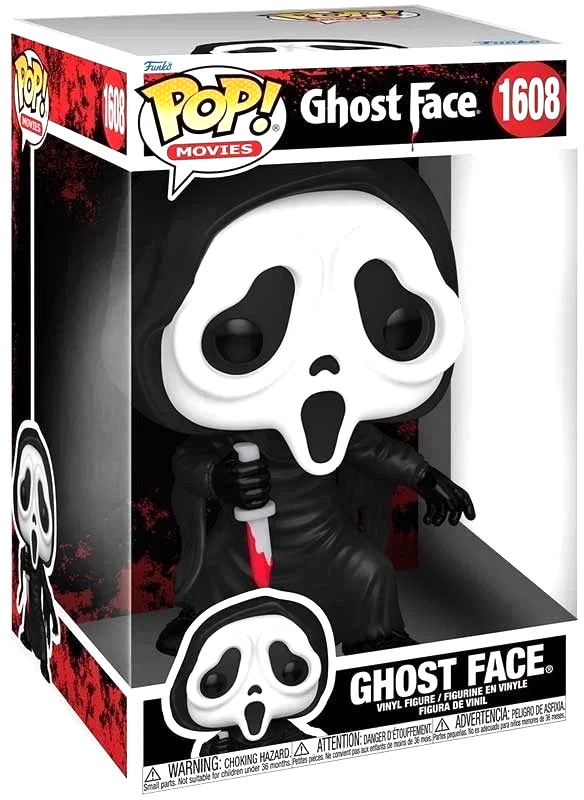 Funko Pop Movies Ghost Face Jumbo size pop (Scream) 1608 - 10inch / 25cm