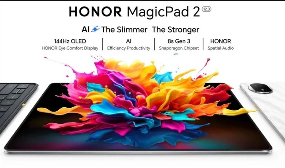 HONOR MagicPad 2 12,3 Zoll 256GB Wi-Fi OLED IMAX ENHANCED 144Hz Snapdragon 8sg3