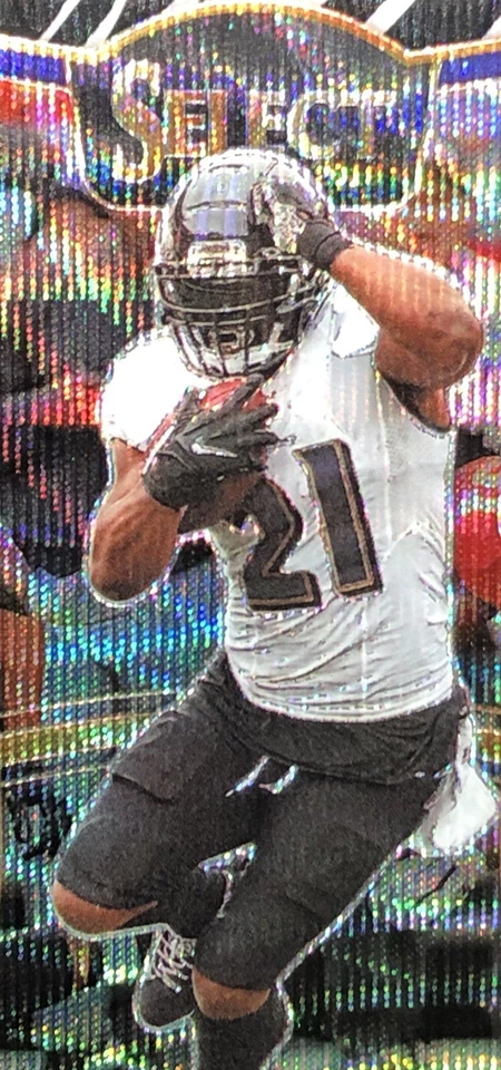 2019 Select Mark Ingram II ZEBRA PRIZM PREMIER LEVEL Die-Cut SSP CASE HIT 159 🦓 - Image 2 of 4