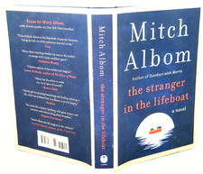 Stranger in the Lifeboat: A Novel by Mitch Albom 2021 HC GD+ 'FLAT SIGNED'