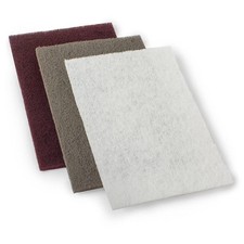 StewMac 3M Scotch-Brite Abrasive Scuff Pads, Set of 3 Different Grades -...