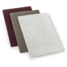 StewMac 3M Scotch-Brite Abrasive Scuff Pads, Set of 3 Different Grades -...