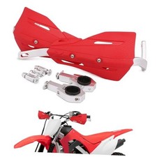 Dirt Bike Handguards,Motorcycle 7/8'' and 1 1/8'' Hand Guards Aluminum red