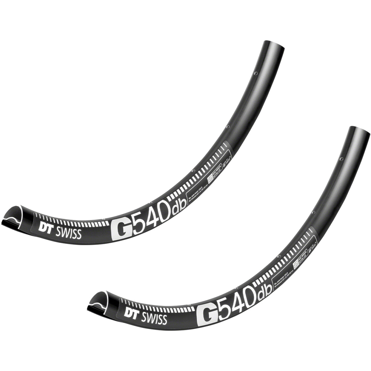 Комплект из 2-х дисковых тормозов DT Swiss G 540 с ободом из сплава 650b только черный 27090₽