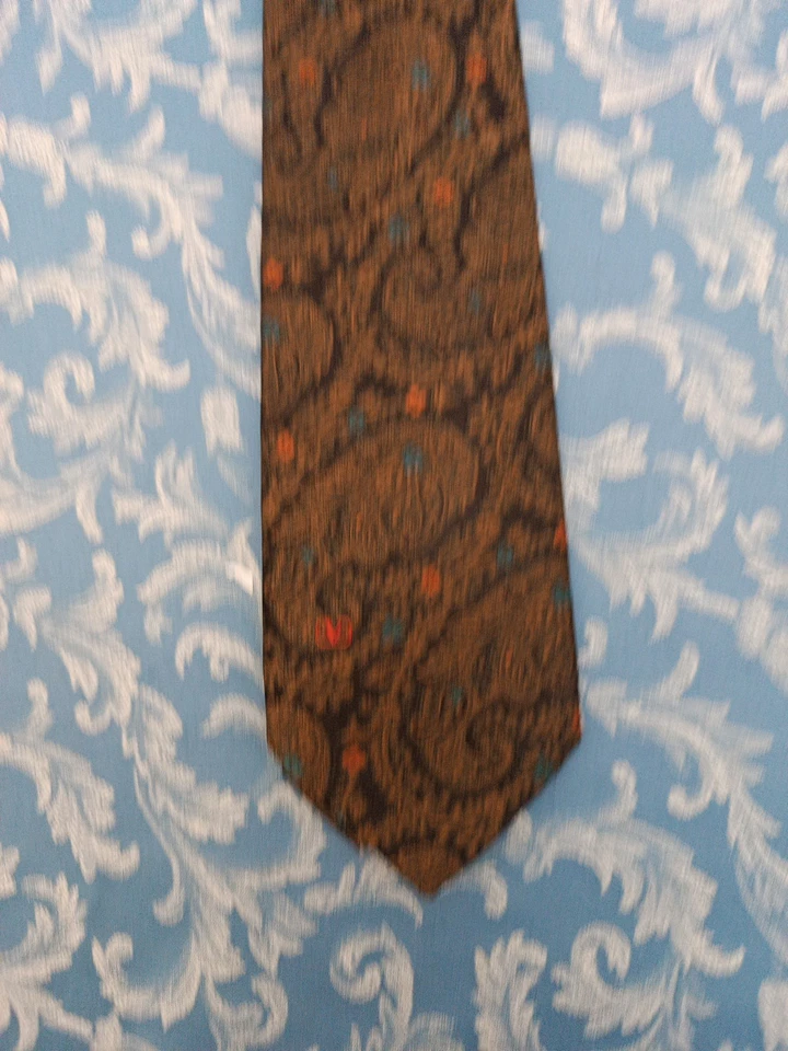 VALENTINO 100% SILK TIE SETA CRAVATTA NECKTIE MADE IN ITALY Nuova Foto.  PL - Imagen 4 de 4