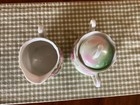 Antique Wheelock Co. California Rose Pattern Germany Porcelain Sugar and Creamer — photo 5