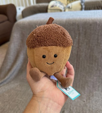 Exclusive Valentine Gift:Rare Jellycat Amuseable Acorn, New with Tags & Dust Bag