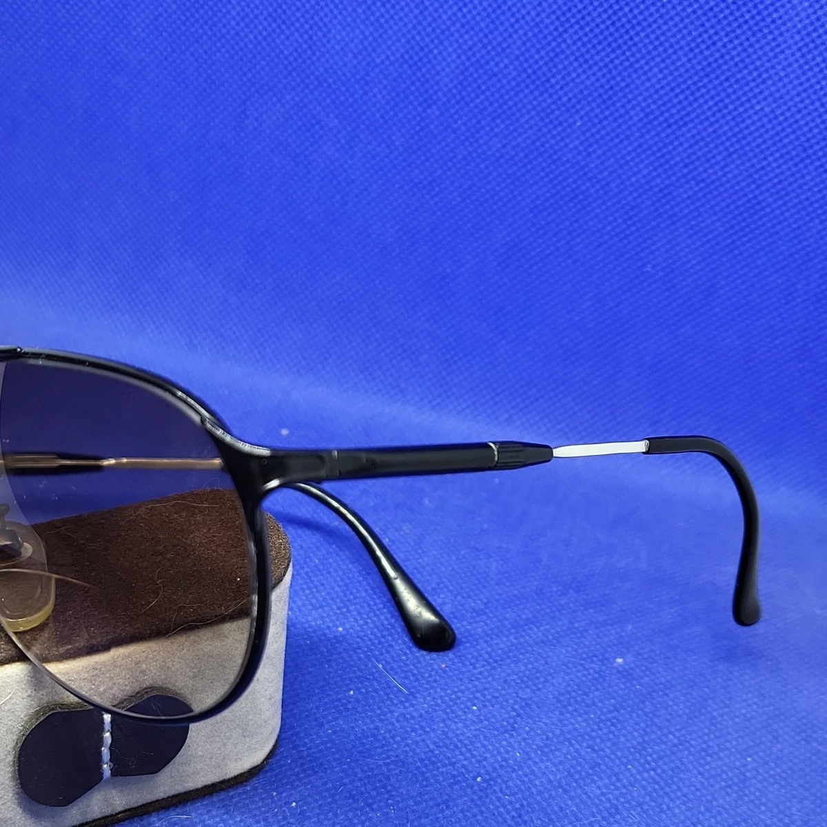 Colani Design Optos Sonnenbrille Pilot Metall Schwarz blau 130-155mm