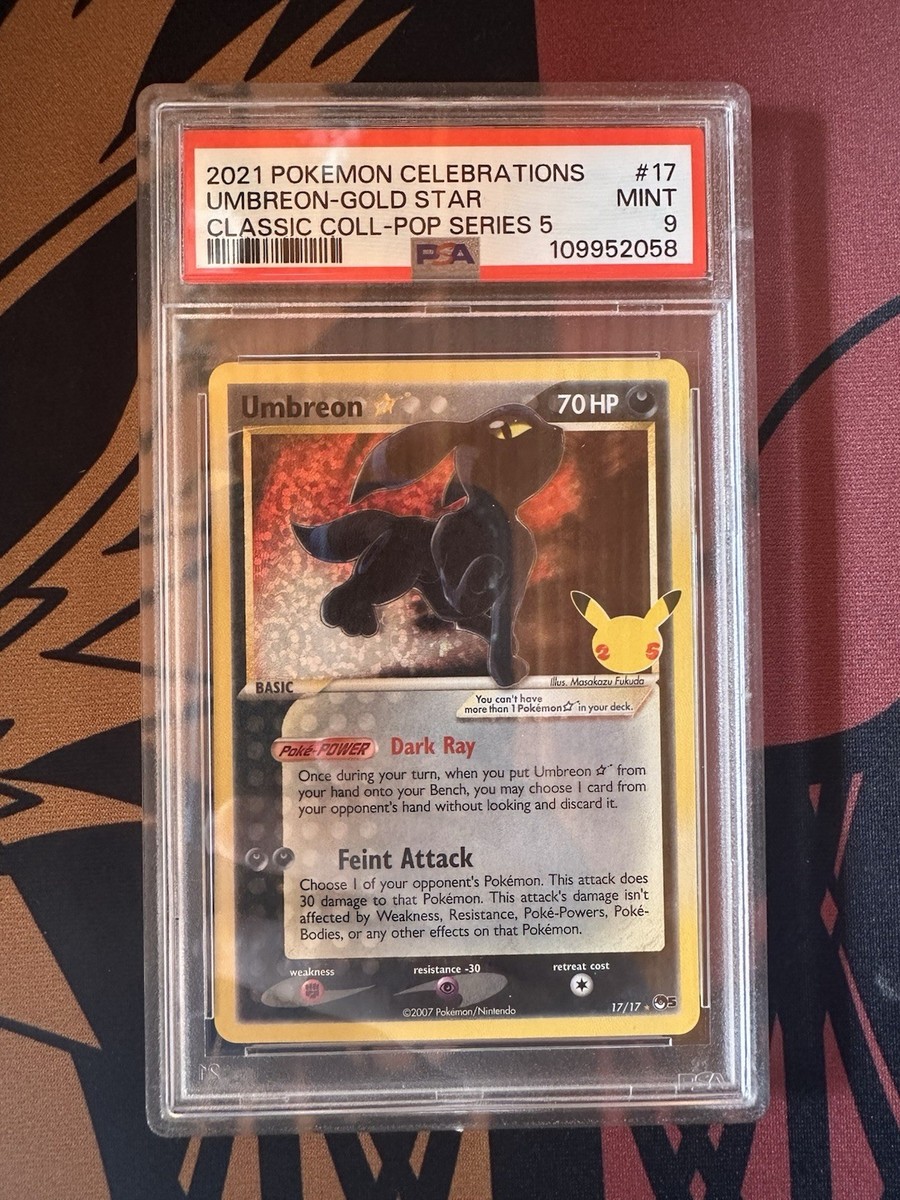 Umbreon Star 17/17 Celebrations: Classic Collection Holo for sale