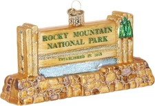 Old World Christmas Ornament Rocky Mountain State Park 4 Inches Comes in OWC Box